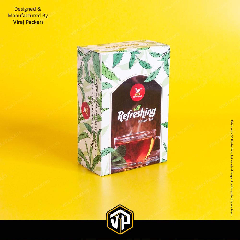 CUSTOMIZE TEA PACKAGING BOXES