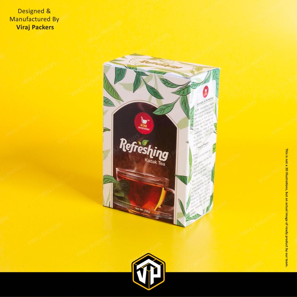 Customize Tea Packaging Boxes - Color: Multicolor