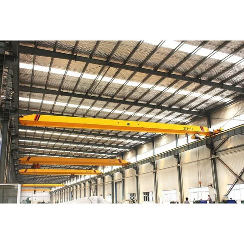 Double Girder Overhead Traveling Cranes - Color: Yellow