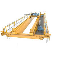 Girder Crane - 30 Tonne Capacity, 30m Span, Vibrant Yellow, Electric Power Supply | Industrial Material Handling Solution
