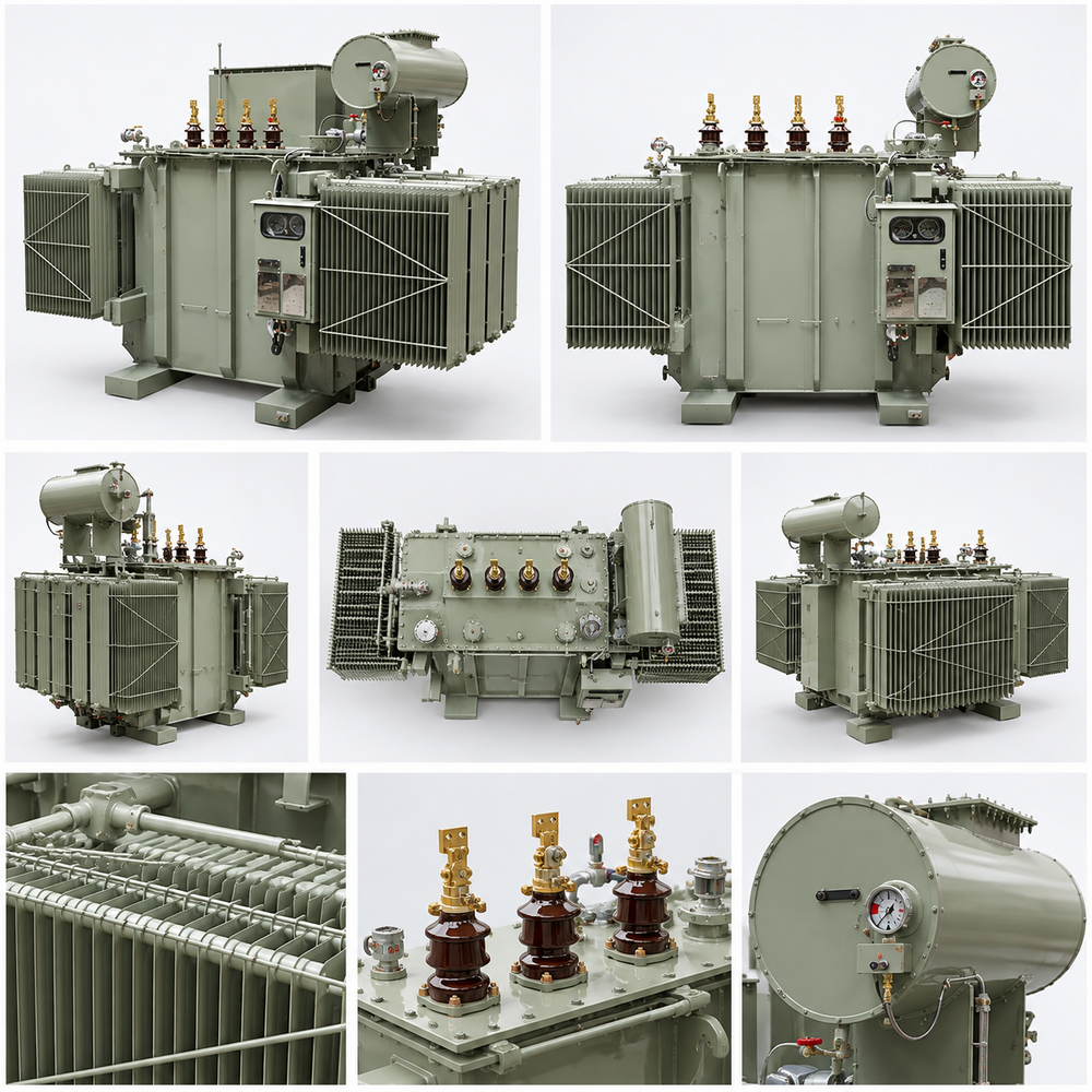 3000 Kva Oil Cooled Dry Type Transformer - Mild Steel 50 Hertz Three Phase Industrial Use