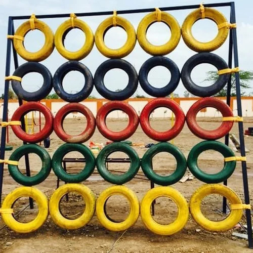 Tyre Climbing Wall