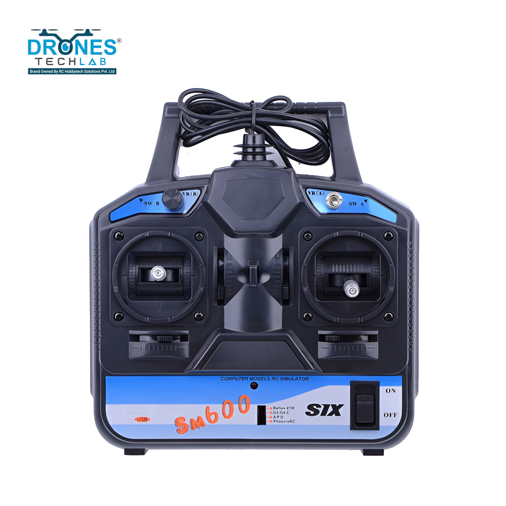 FS-SM600 6CH USB संचालित नियंत्रक सुपरसिमएक्स सिम्युलेटर (मोड़ 2) के साथ।