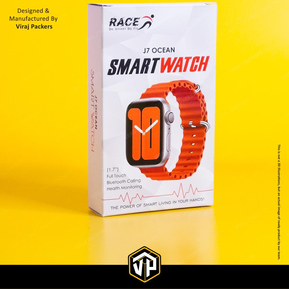 Smart Watches Packaging Boxes - Finishing: Glossy Lamination