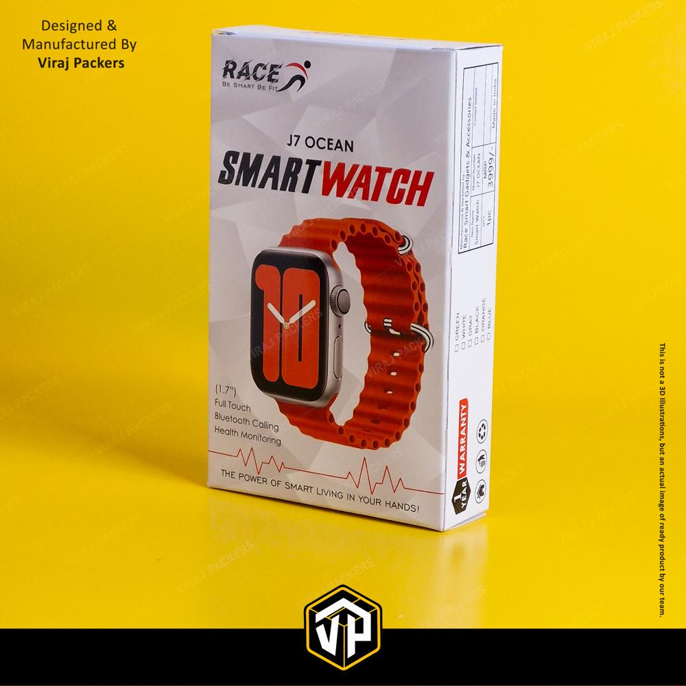 Smart Watches Packaging Boxes - Finishing: Glossy Lamination