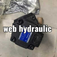 Yuken Double Vane Pump - Cast Iron, High Pressure Hydraulic Power | Durable Black Design For Industrial Applications