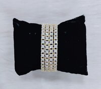 American Diamond Gold Bangles