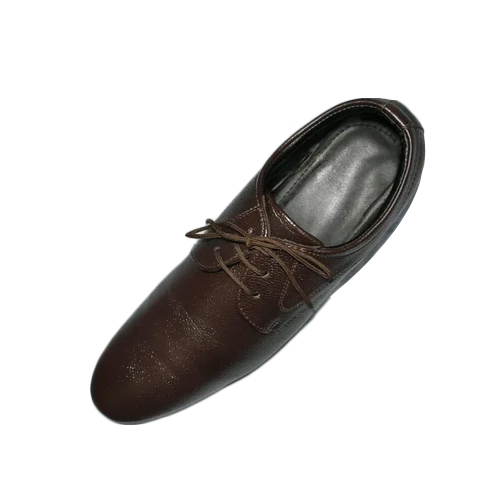 Men Lace Up Brown Formal Shoes - High-Quality PVC Outsole, Size 6 (UK/India), Modern Style, Suitable for All Seasons