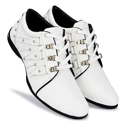 Men Ripit Half Shoes - High-Quality Material, Fashionable White Color | Trendy Modern Design, Durable for All Seasons, No Fade Finish