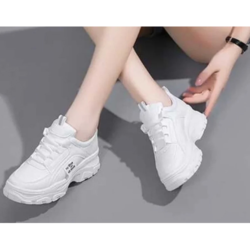 Ladies Running Shoes - Color: White