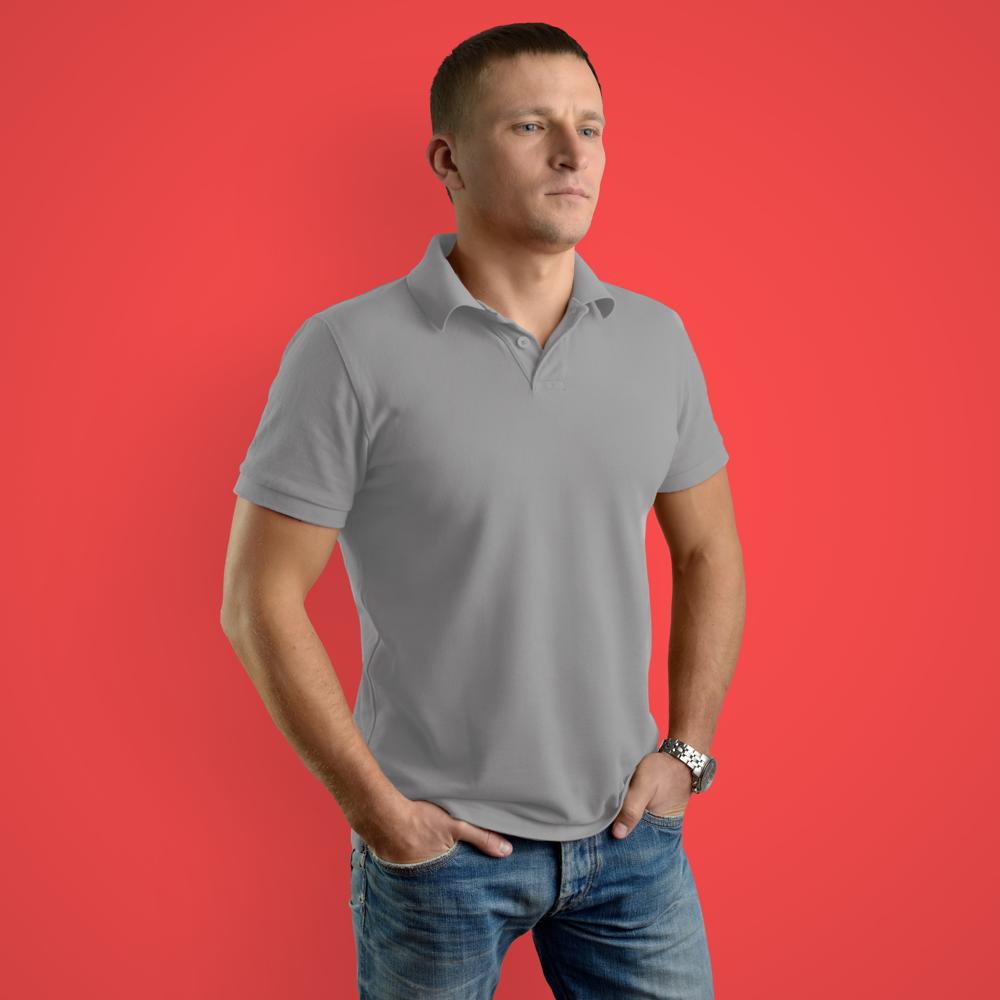 Mens Polyester Round Neck T-Shirt - Customized Size, Sky Blue Color, Short Sleeves, Easy Care Hand Wash, Plain Pattern