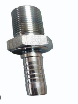 Steelness steel Hex nipple with hose