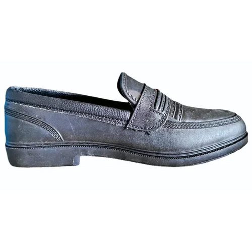 Men PVC Black Formal Shoes