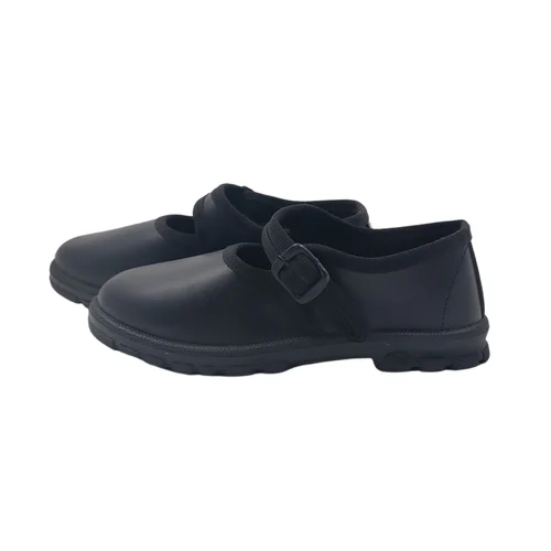 Girl School Shoes - Color: Black