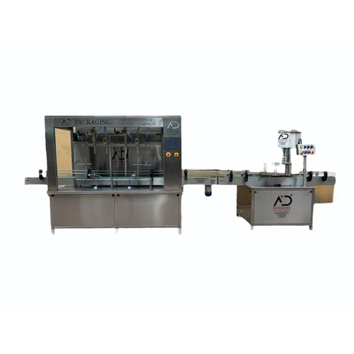 Lubricant Filling Machine - Stainless Steel, 100-5000ml Capacity | Automatic, Electric Drive Type, 1-3 Phase Supply, 30 BPM Flow Rate