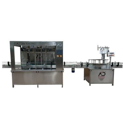 Automatic Liquid Filling And Sealing Machine - Color: Silver