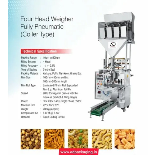 Four Head Weigher - Automatic Grade: Automatic