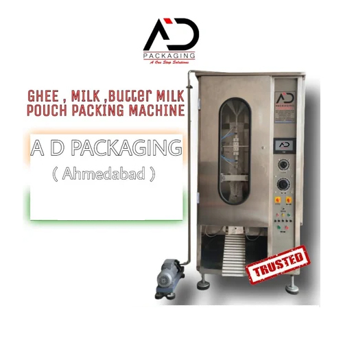Four Side Seal Single Phase Ghee Pouch Packing Machine