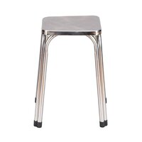 Stainless Steel Standard Multipurpose Medical Stool (Silver) - 37 Cm