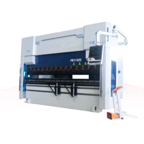 Power Bend High Precision Laser Press Brake Machine - Color: Blue & White