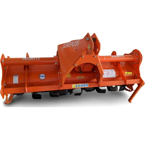 6 Feet Semi Plus Maruti Rotavator - Color: Orange Paint Coated