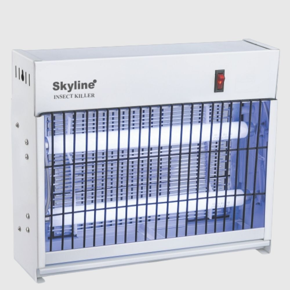 Skyline Insect Killer with Dual 10W Tubes 1.25 ft Effective Bug Zapper