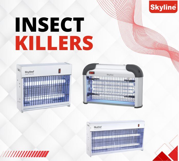 Skyline Insect Killer 40w With Dual 20w Tubes 2ft Wide Coverage Bug Zapper