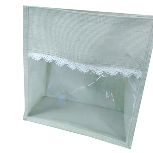 Transparrent Jute Bag - Color: White