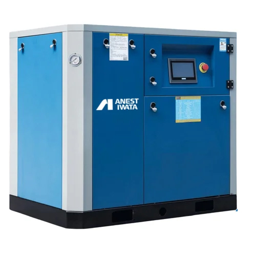 C-Air 50 Hp Anest Iwata Rotary Screw Air Compressor - Air Flow Capacity: 150 Liter (L)