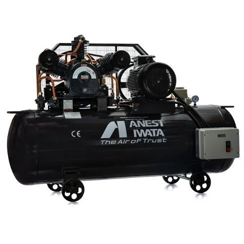 Anest Iwata 15 HP Air Cooled Reciprocating High Pressure Air Compressor