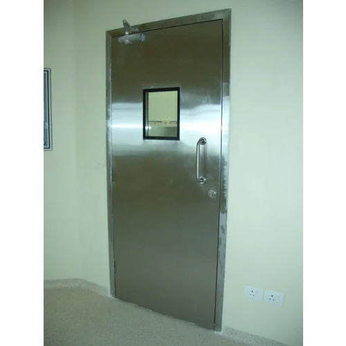 Ss304 Hospital Hinged Door - Color: Silver