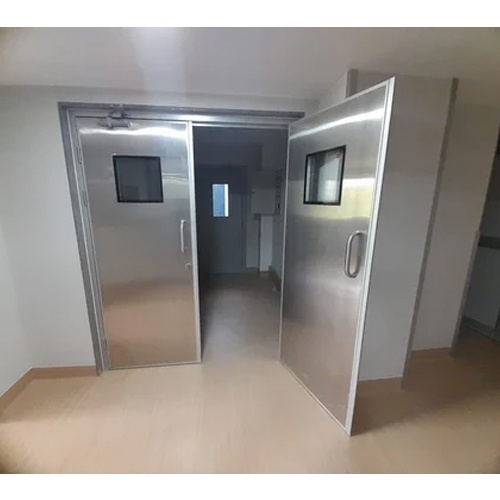 Hospital Ss304 Double Leaf Hinged Door - Application: Interior