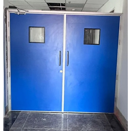 Hpl Hospital Double Leaf Lead Hinged Door - Application: Interior