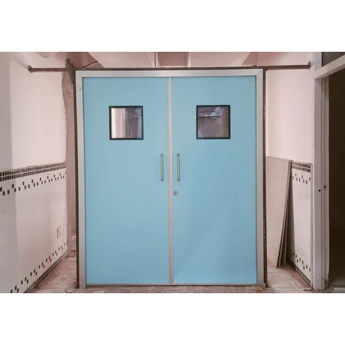 Hpl Double Leaf Hinged Door - Application: Interior