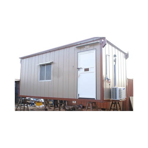 Aluminium Portable Bunkhouse - Lightweight Durable Office Solution | Customizable Wall Thickness, Inward/Outward Opening, Grey and White Color Options