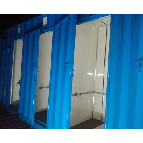 Portable Toilet Cabin - Color: Blue