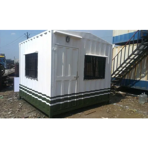 Steel Industrial Portable Cabin - Metal Construction, Customizable Wall Panel Thickness, Durable Metal Floor | Versatile Storage Solution in Black or White