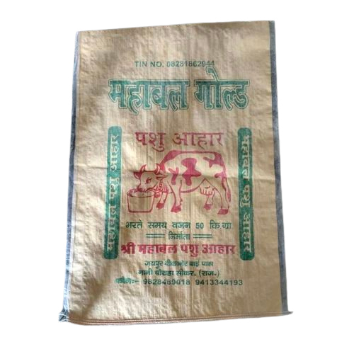 Printed Cattle Feed Bag - Color: Multicolor