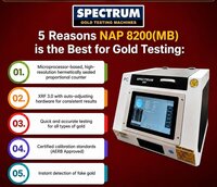 Eds8800 Gold Jewellery Testing Machine - Frequency (mhz): 50 Megahertz (mhz)
