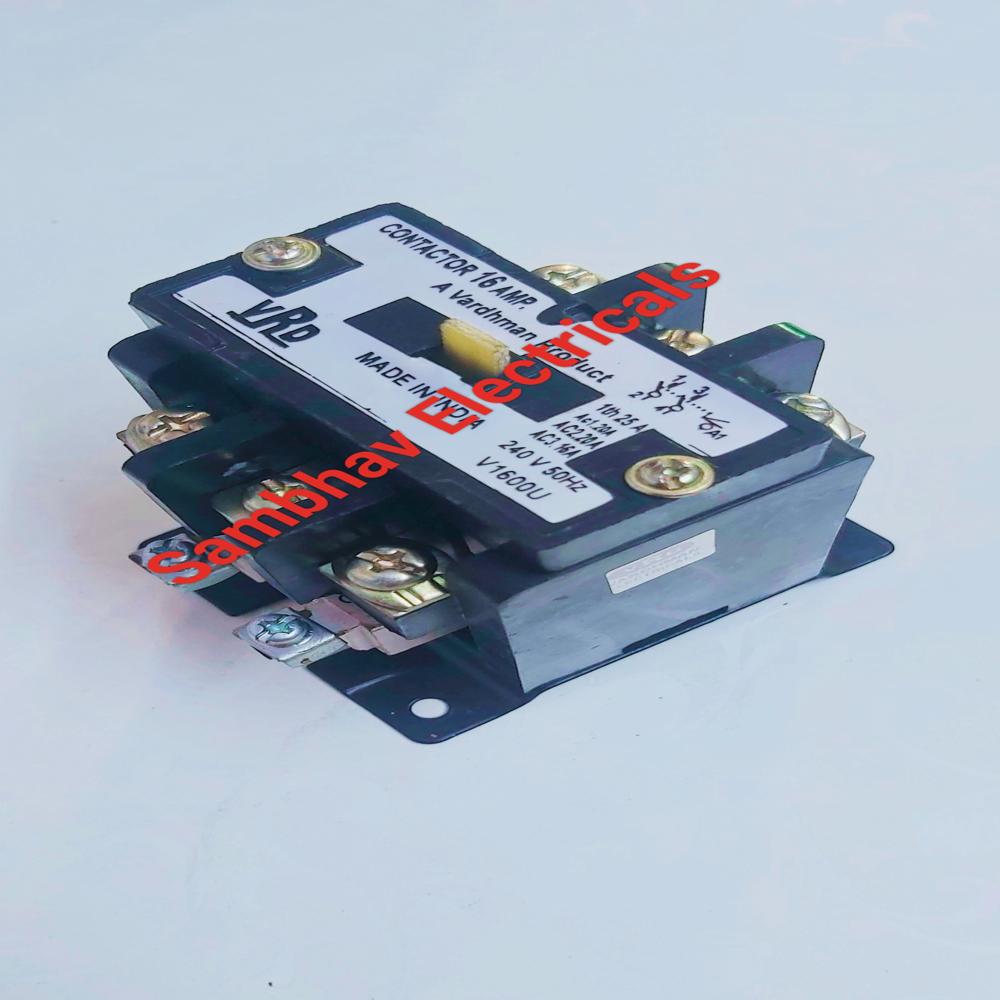 Vrd 3 Pole 16amp Contactor - Color: Black