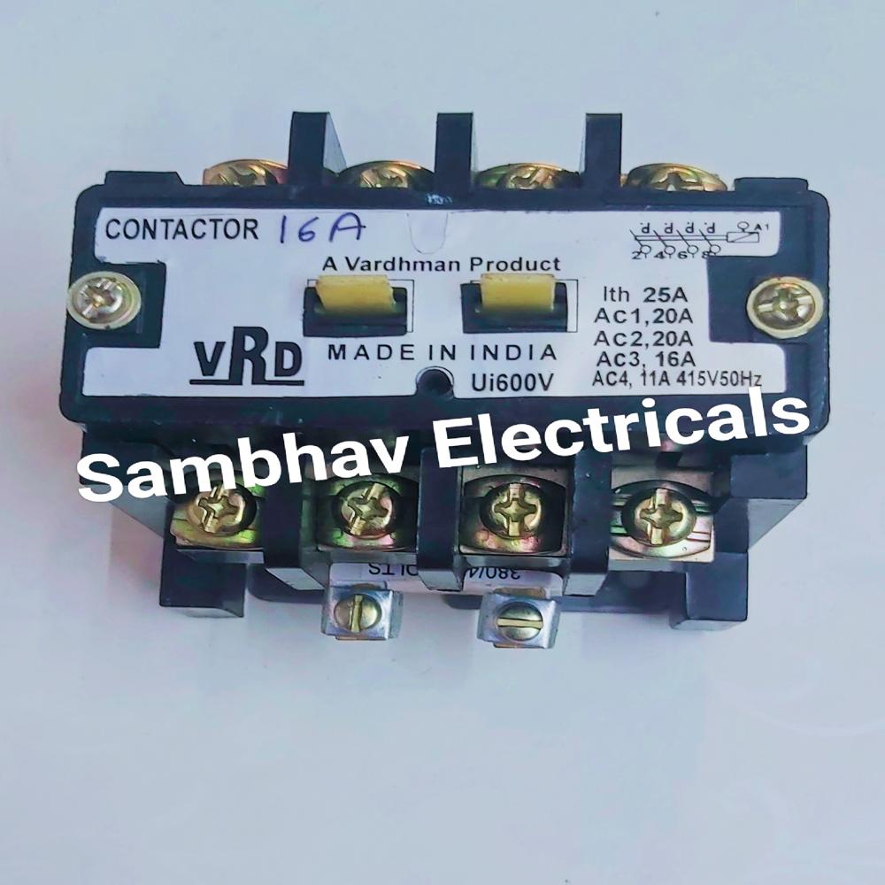 Vrd 4 Pole 16Amp Contactor - Application: Electric Equipment