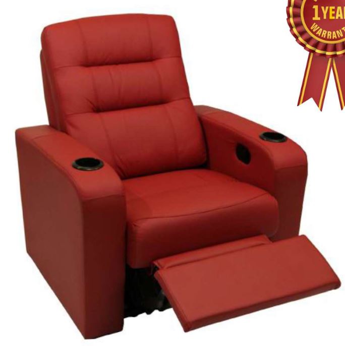 Auditorium Chair - Color: Red