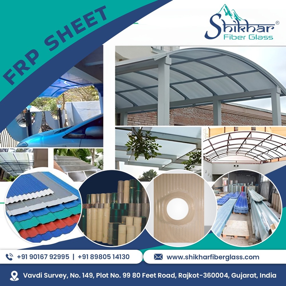 Frp Plain And Corrugated Sheet - Color: Malti Colour