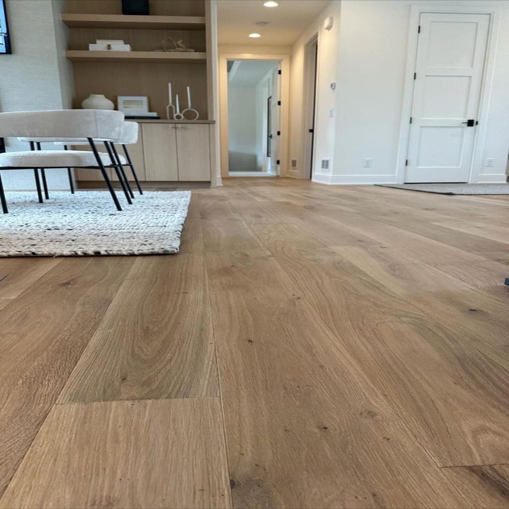 Walnut Engineer Wooden Flooring - Color: Brown