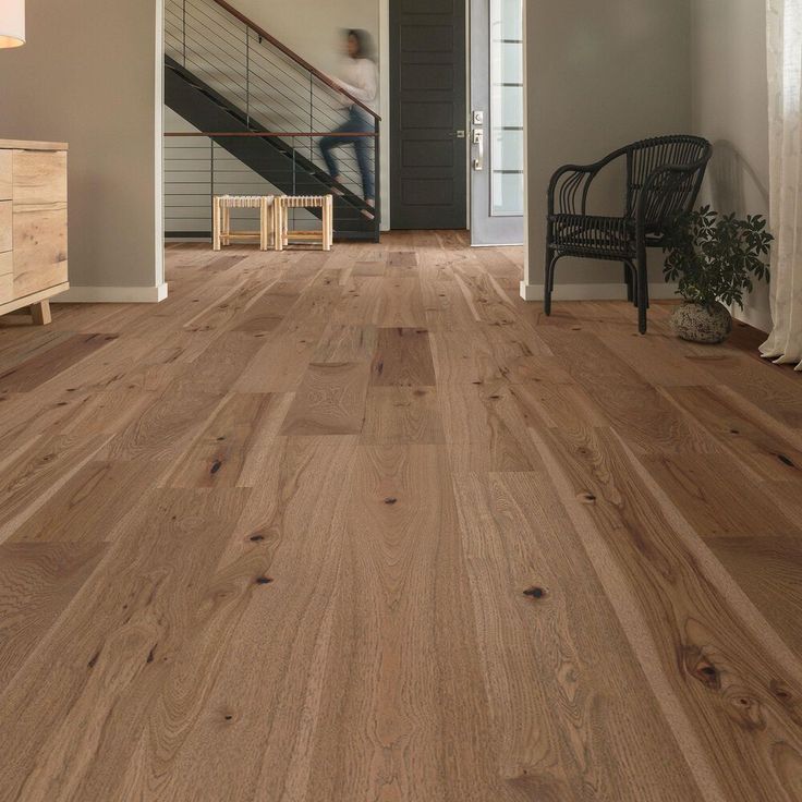 Walnut Engineer Wooden Flooring - Color: Brown