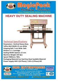 Heavy Duty Vertical Band Sealing machine