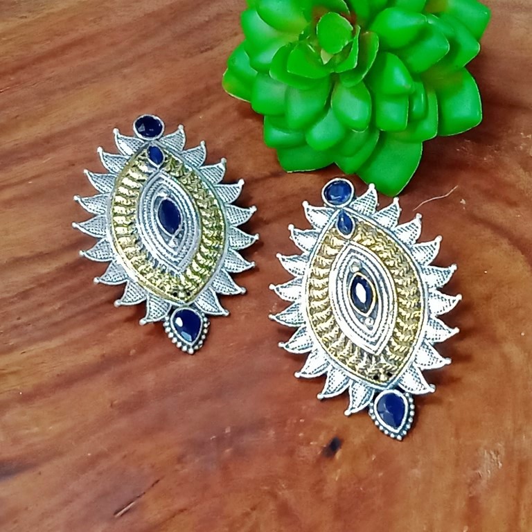 Oxidized Fashion Earring