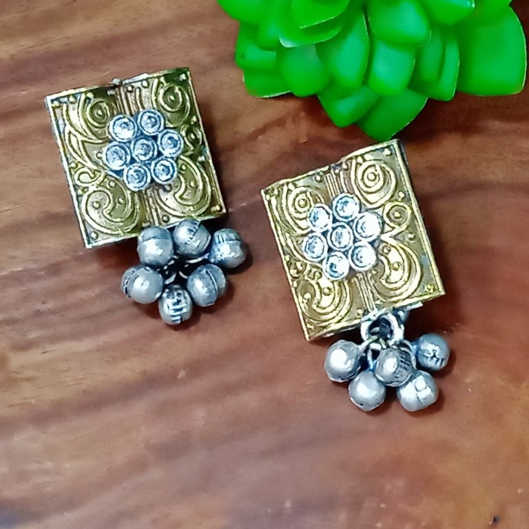 Oxidized Fashion Earring