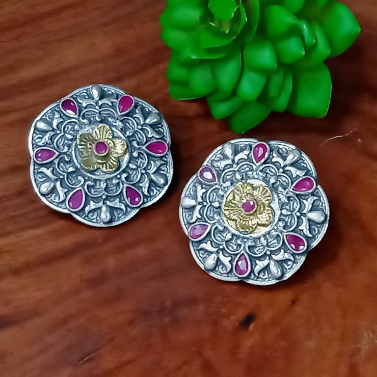 Oxidized Fashion Earring