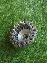 Cup Brush Wire - Bristle Color: Grey